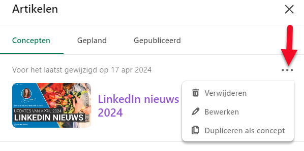 Hoe sla je een nieuwsbrief op LinkedIn op? LinkedIn expert en trainer Corinne Keijzer geeft uitleg.