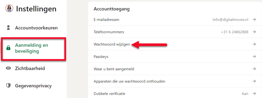 Je wachtwoord wijzigen op LinkedIn doe je in de instellingen onder 'Aanmelding en beveiliging'.