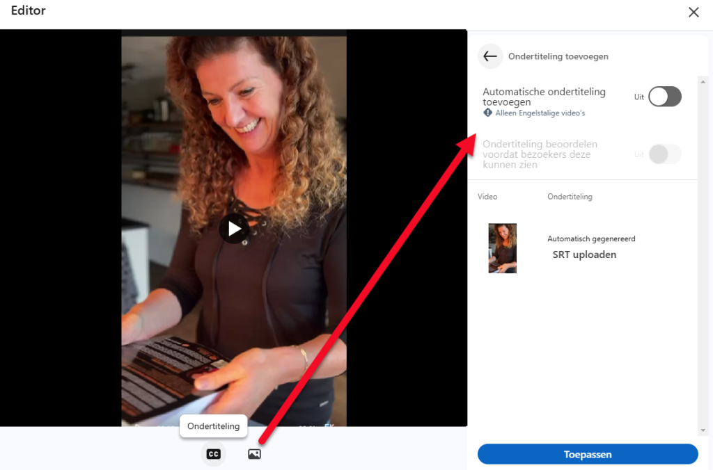 hoe voeg je een SRT bestand toe aan een video